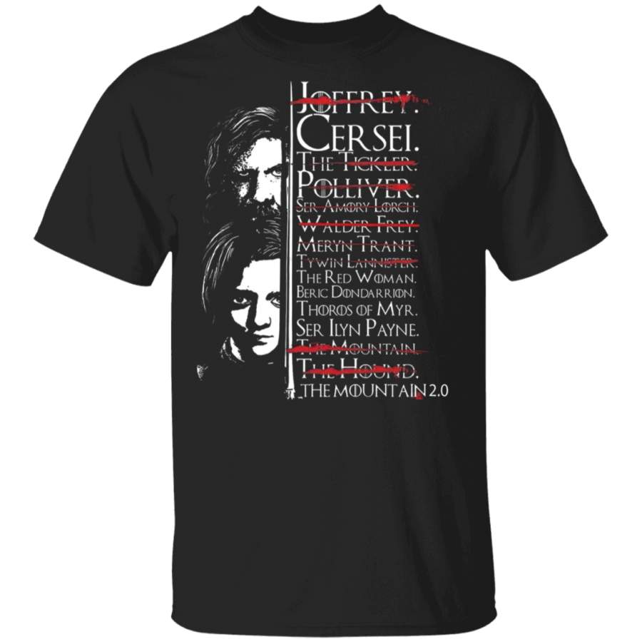 Game Of Thrones Arya’s List Shirt