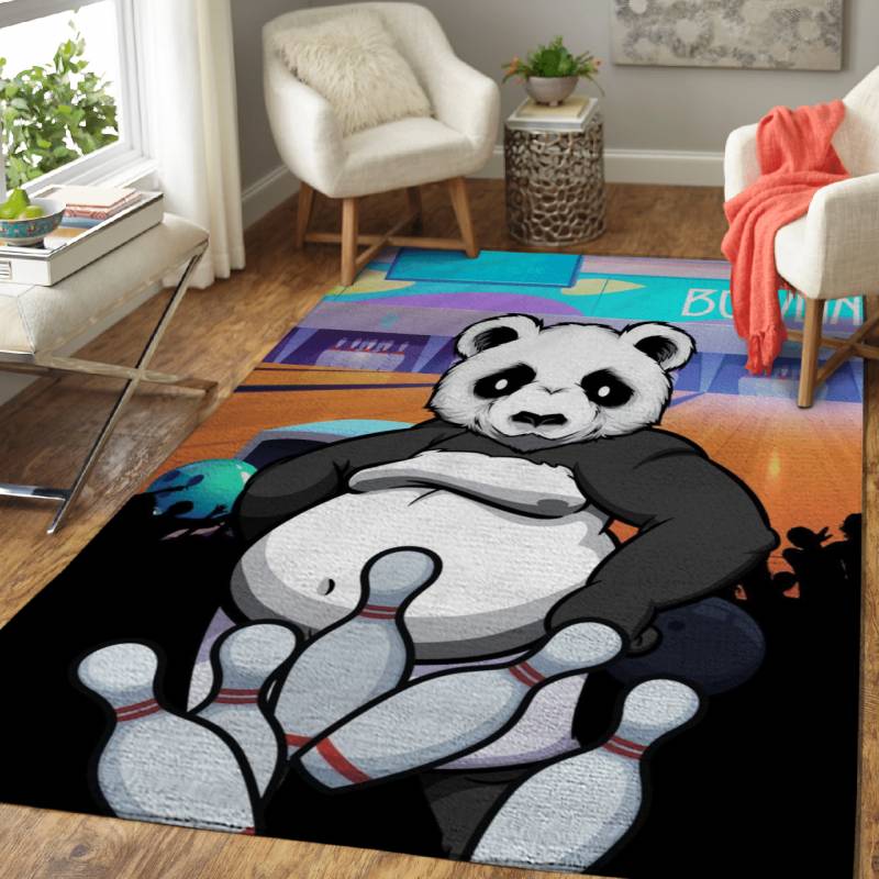 Rug Home Decor Panda Bowling Sport A 2 – Animal Sport Legends