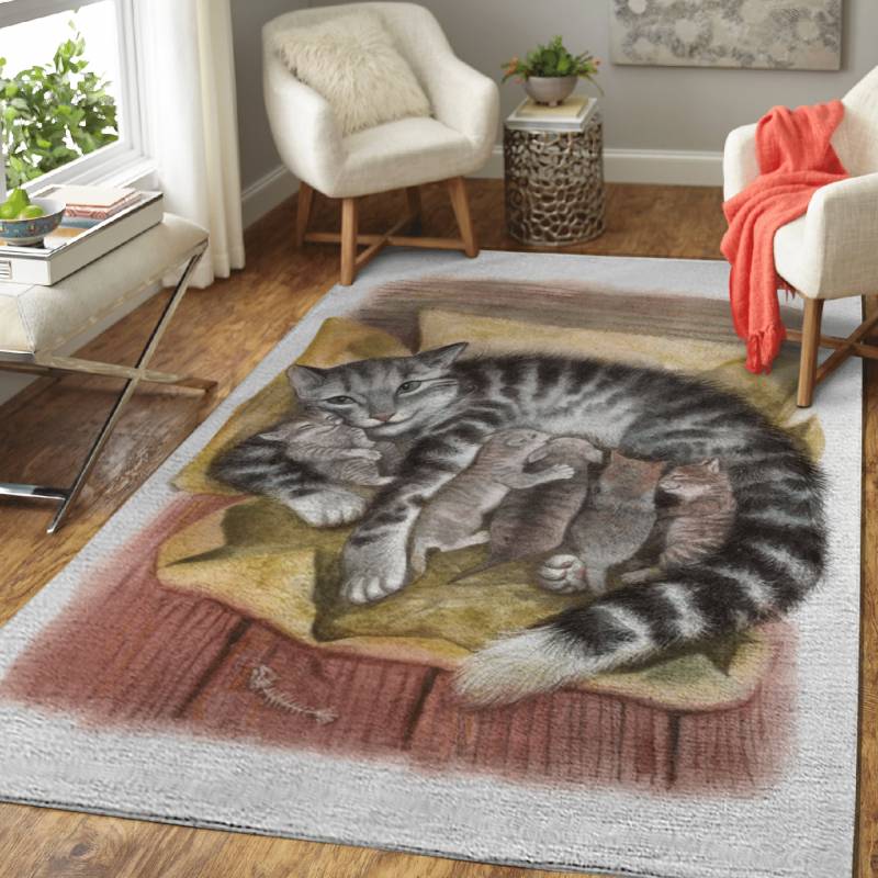 cat kittens – Animals Area Rug Carpet