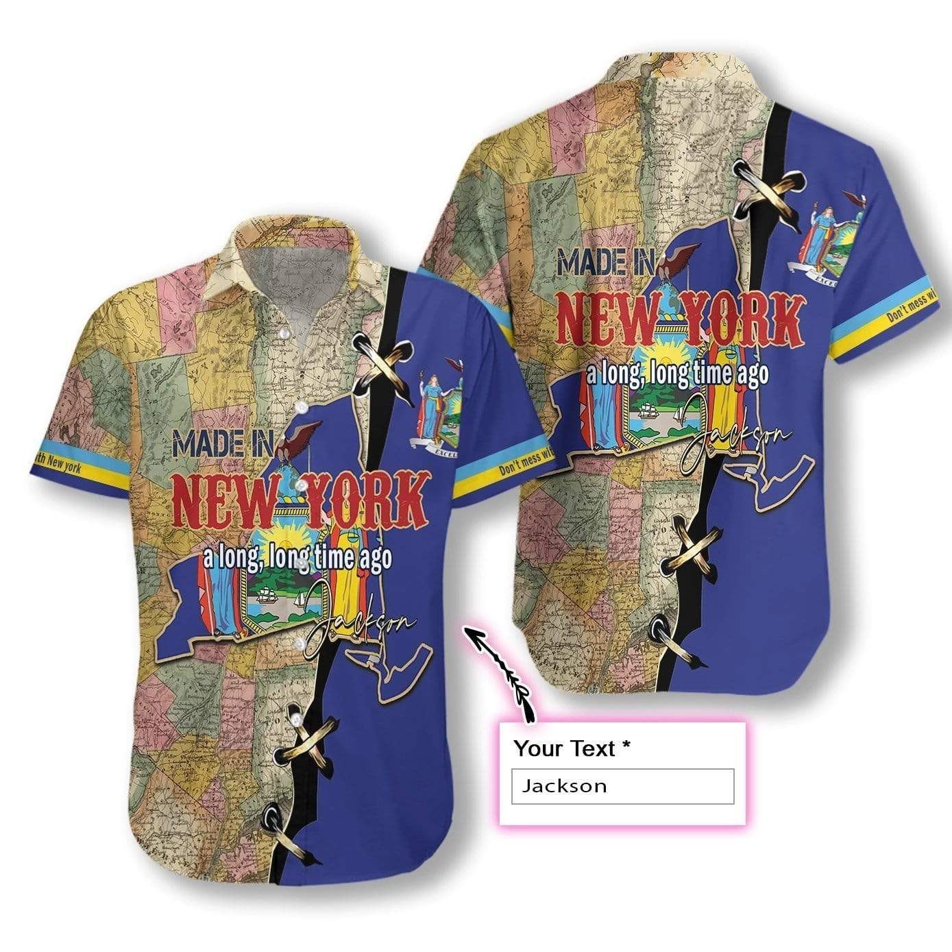 Get Here Personalized Name Made In New York Hawaii Aloha Shirts V Ha45623