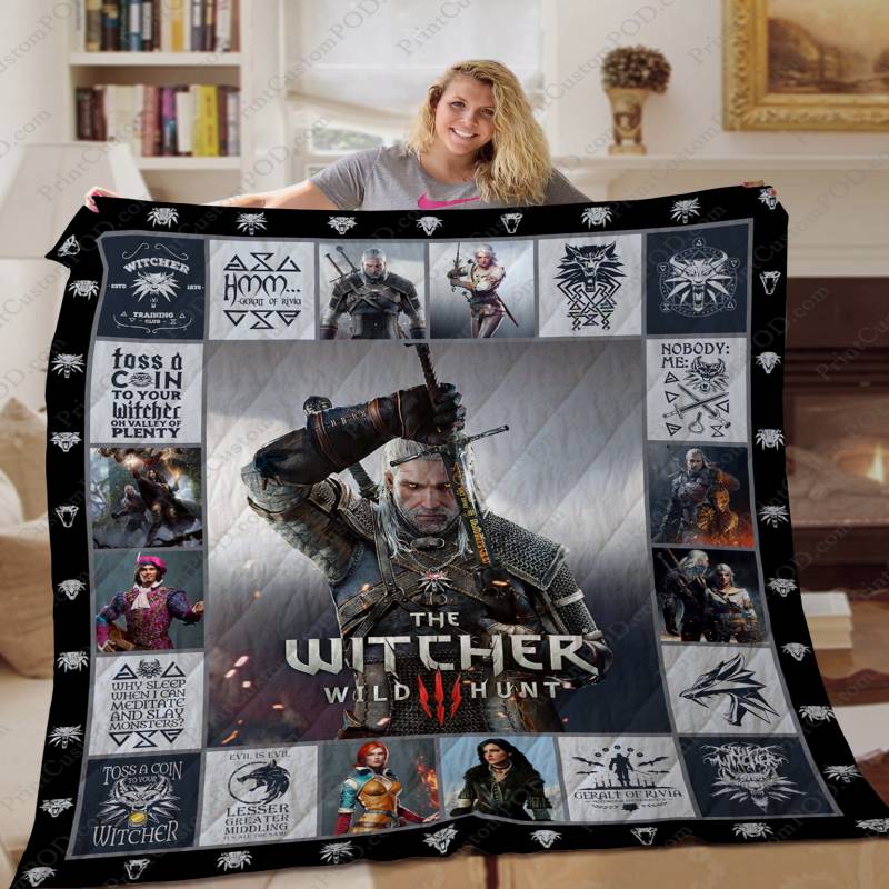 [TA] – The Witcher Quilt Blanket