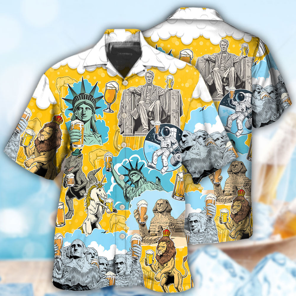Beer Time Happy Hour – Hawaiian Shirt – Haws03Tnh240322