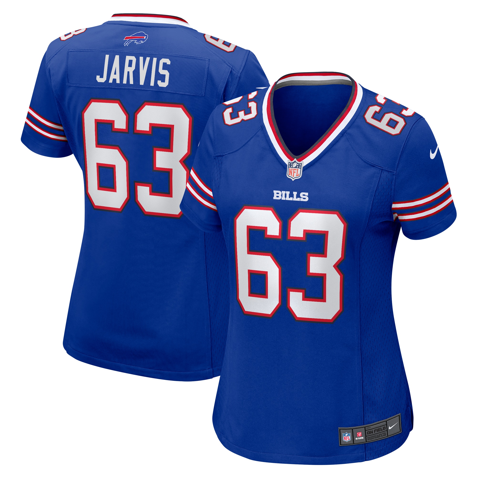 Women’s Buffalo Bills Kevin Jarvis  Royal Team Game Jersey