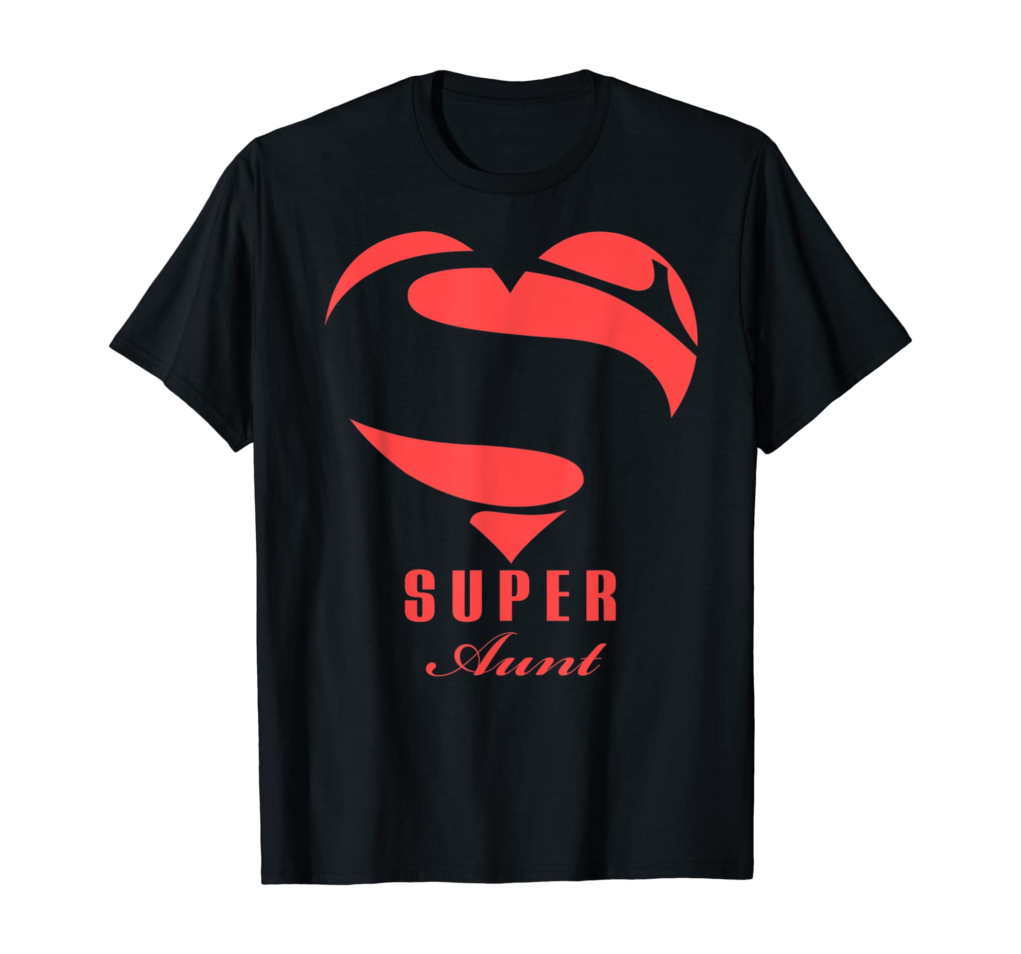 Super Aunt Superhero T Shirt Gift Mother Father Day