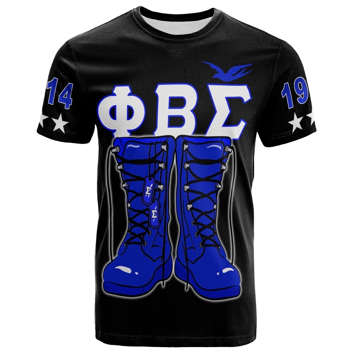 Fraternity Tshirt – Phi Beta Sigma Boots Tshirt Black