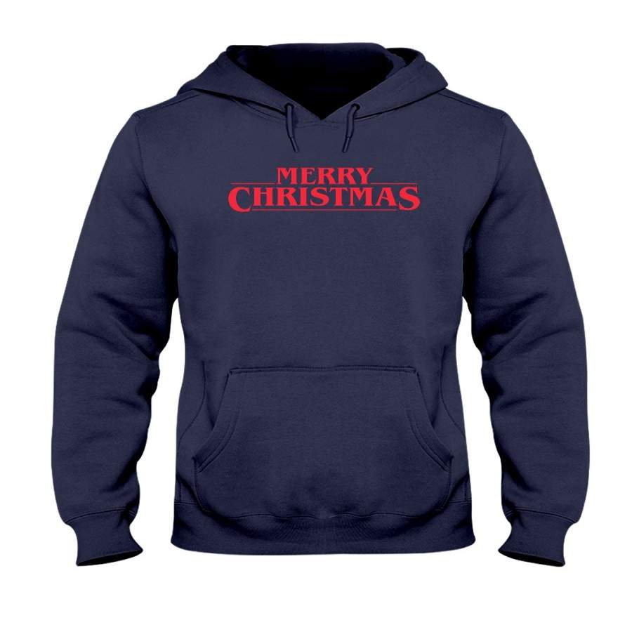 Merry Christmas Retro Style Stranger Things Hoodie