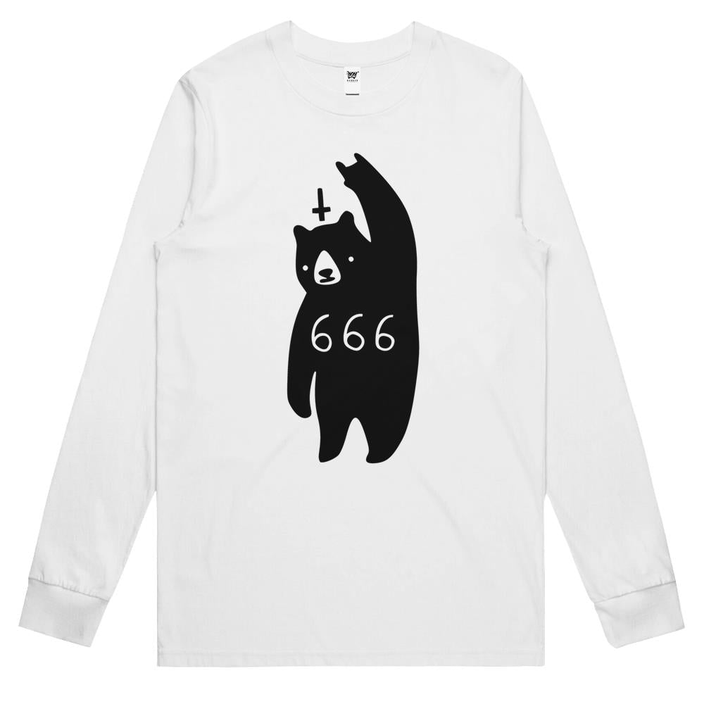 Black Bear Metal Long Sleeve T Shirts