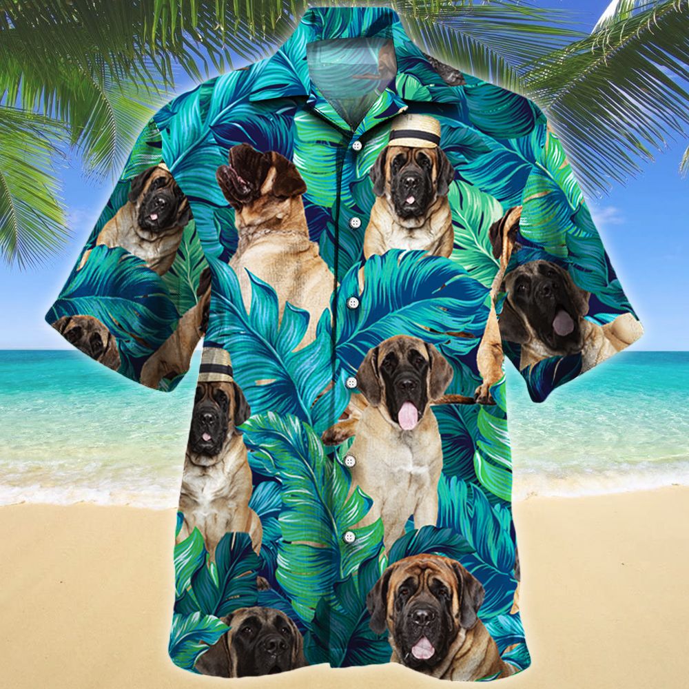 Mastiff Dog Lovers Gift Hawaiian Shirt For Aloha Ha62994