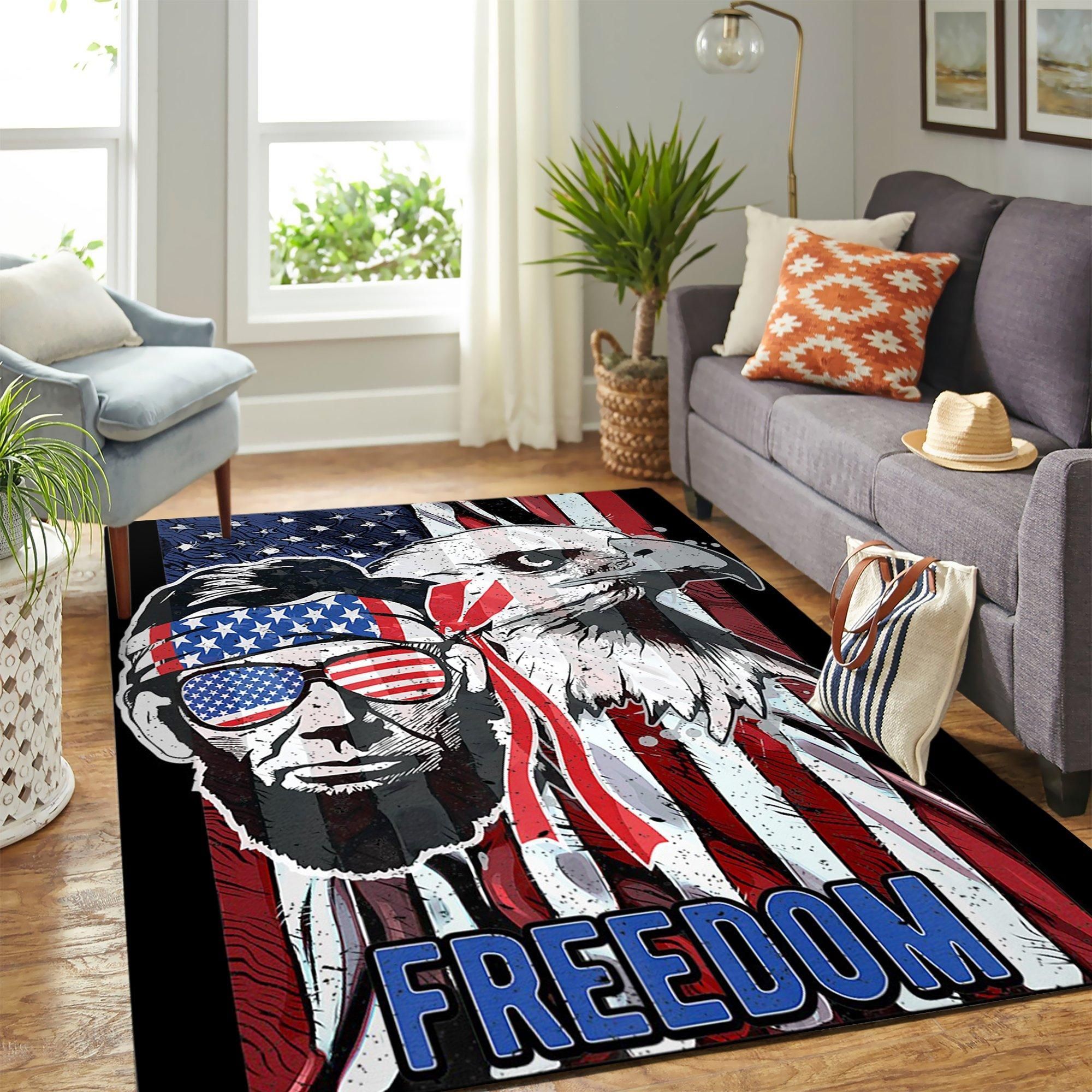 American Flat Carpet Area Rug – Home Decor – Bedroom Living Room Décor