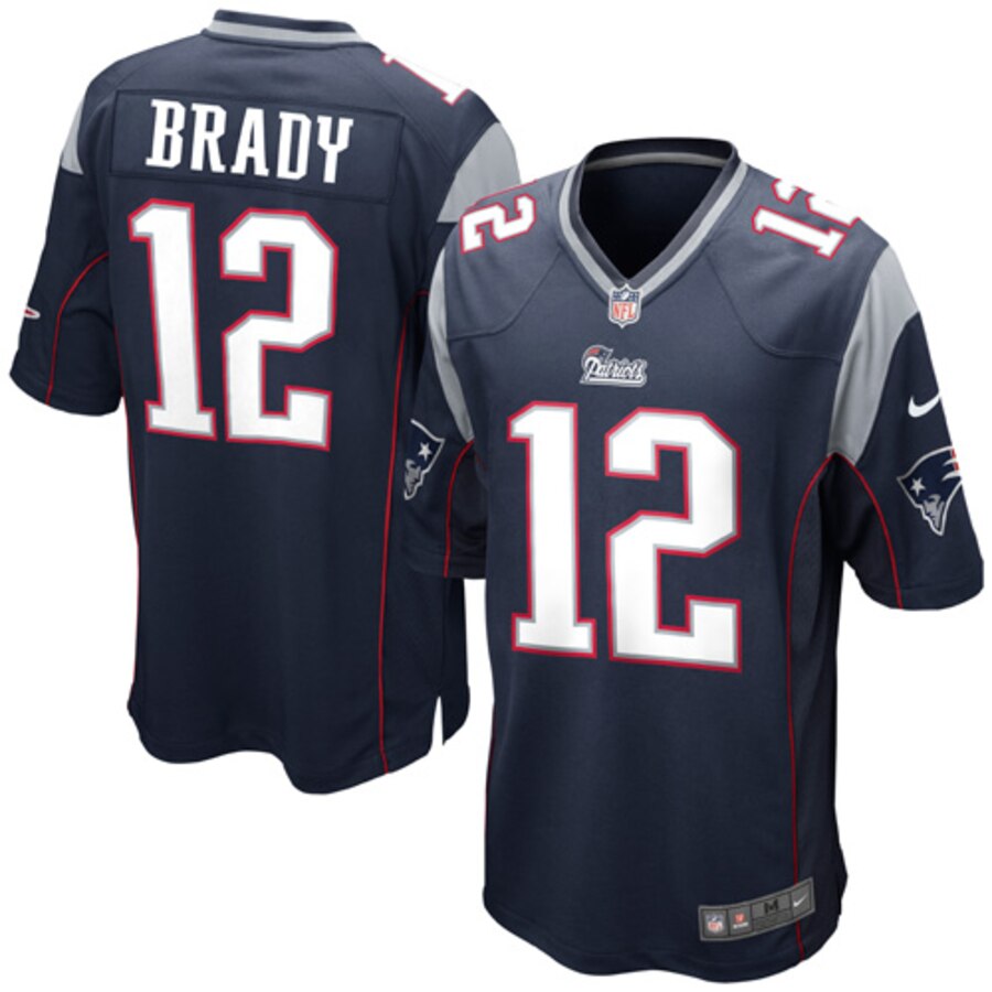 Tom Brady New England Patriots Nike Game Jersey – Navy Blue