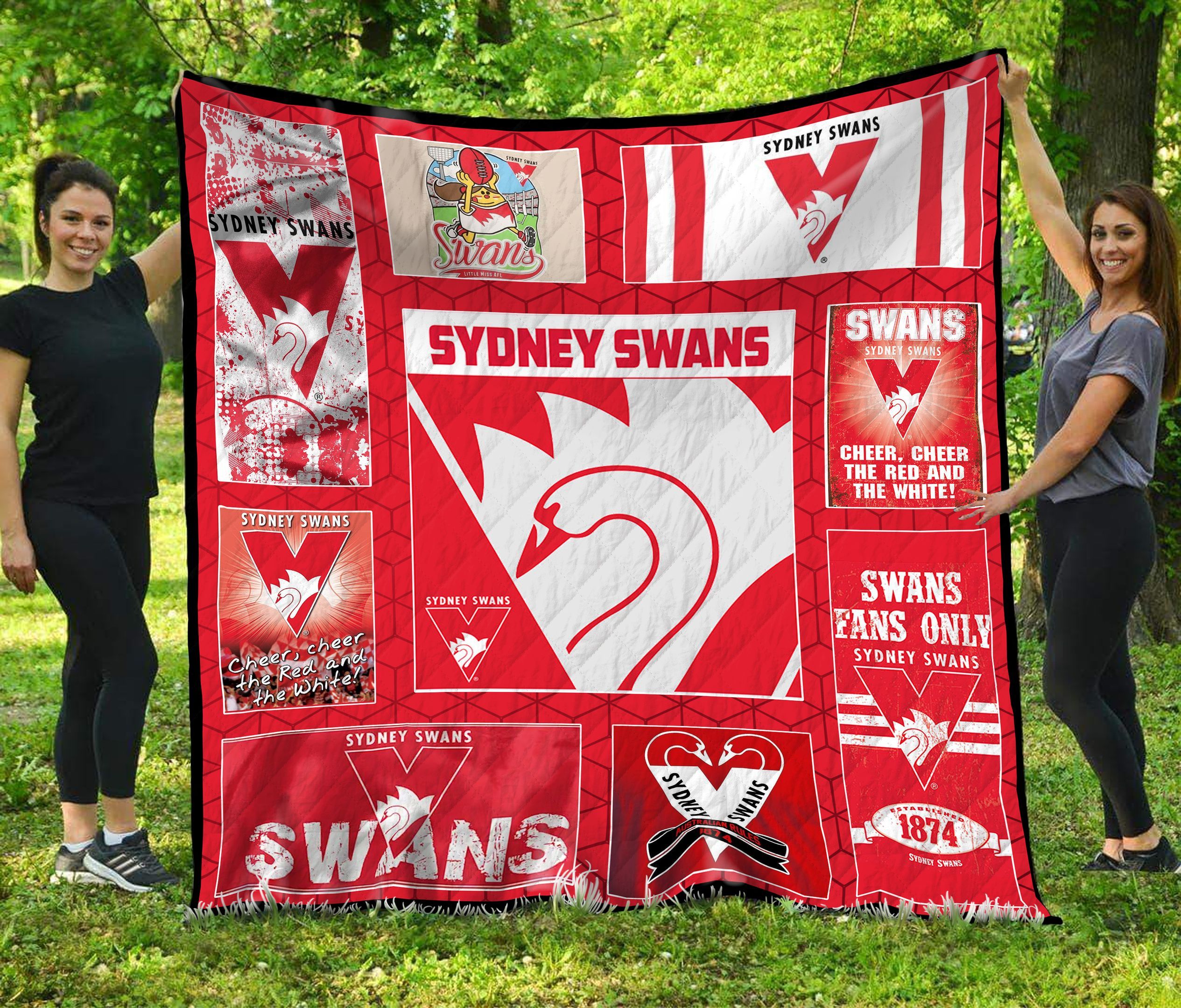HOQT09 Sydney Swans Quilt Blanket