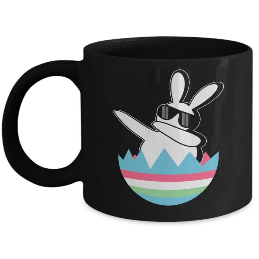 Dabbing Hip Hop Bunny Easter Mug