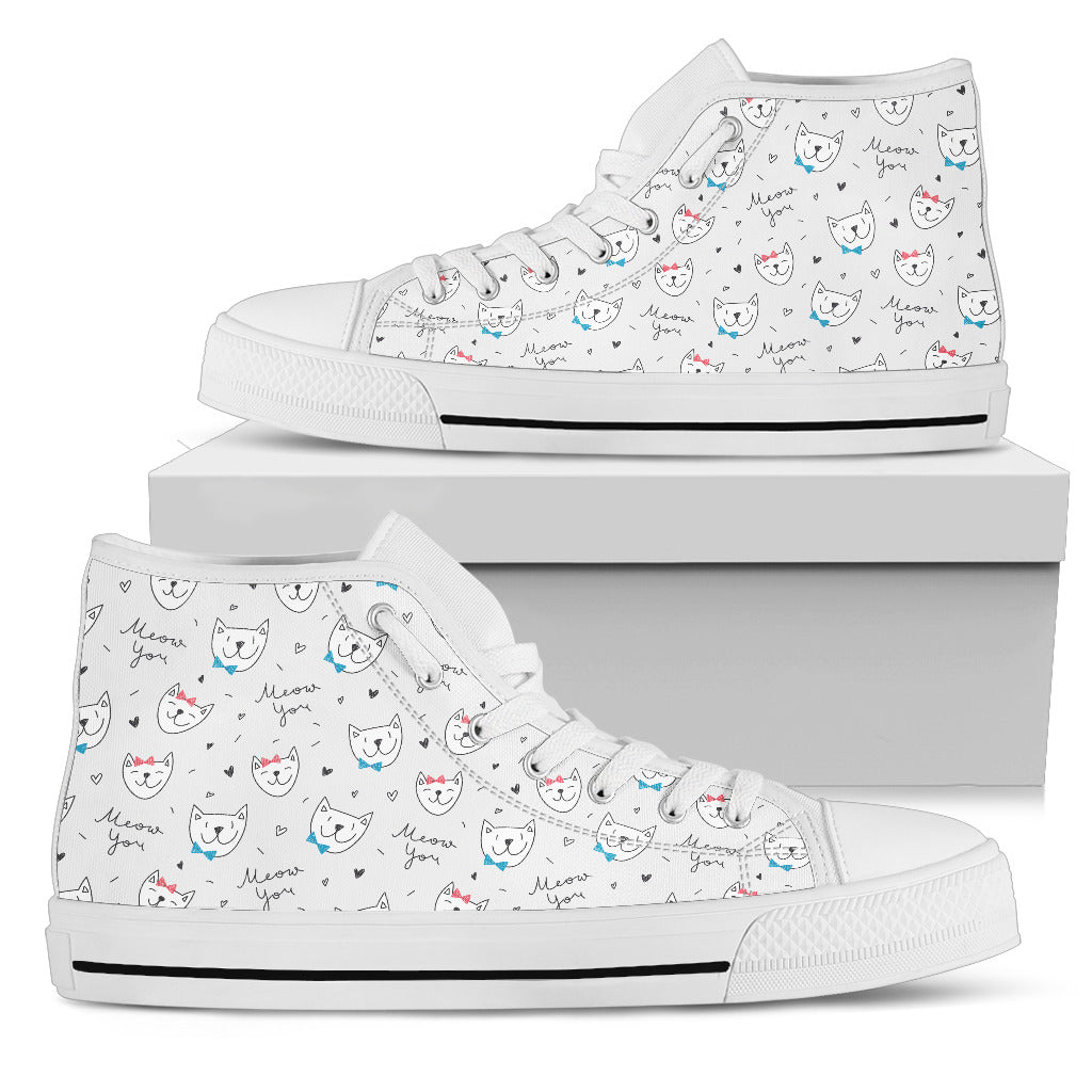 Meow You Cat Canvas Shoes