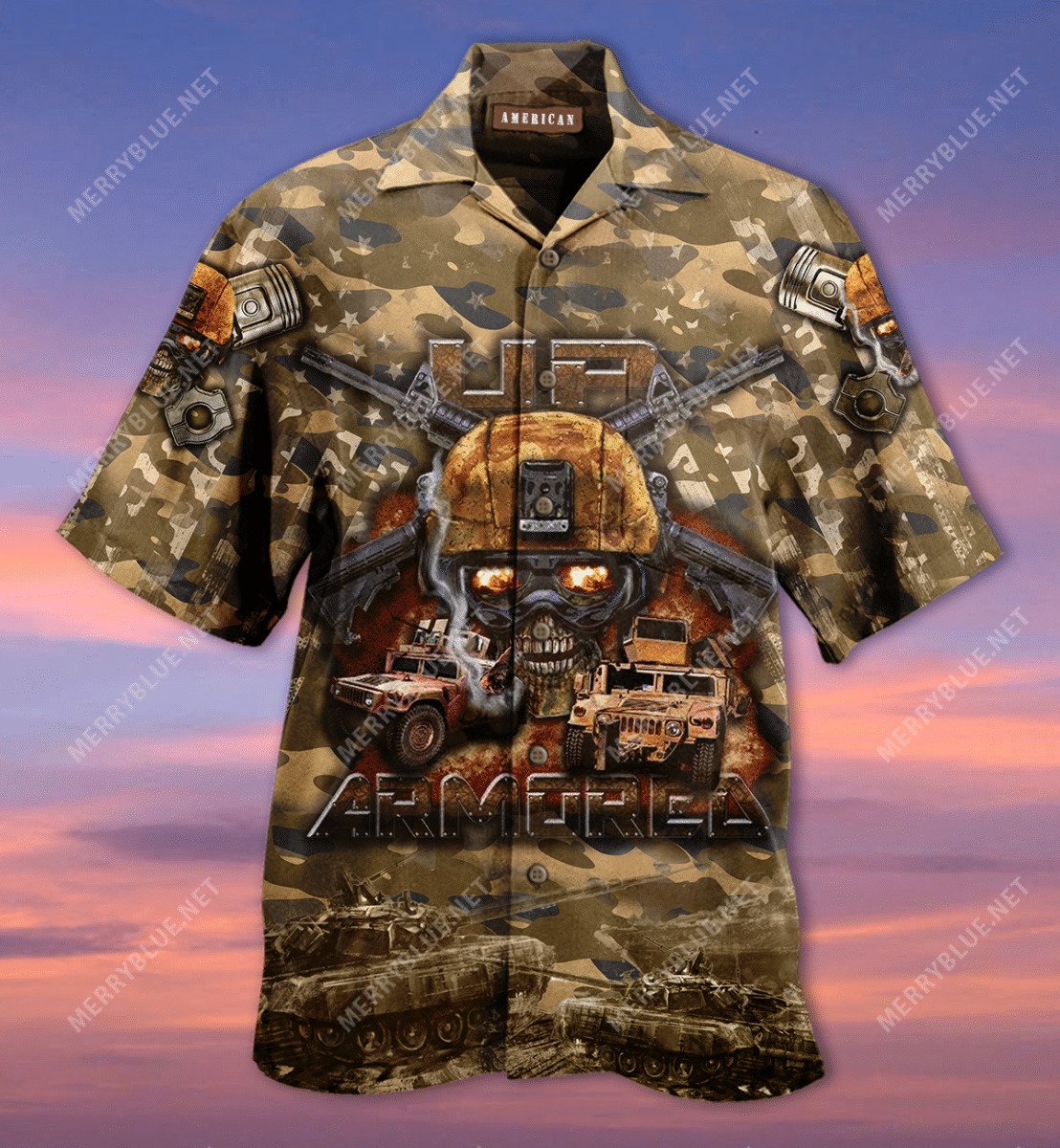 Amazing Up-Armored Tank Hawaiian Shirt