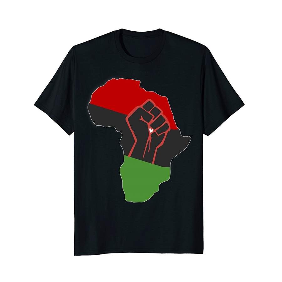 Africa Men’S Cotton T-Shirt Pan-African American Decent Africa Continent