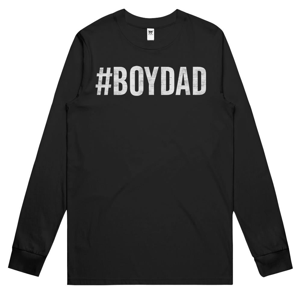 Hashtag Boy Dad Gift For Dad’S With Sons Family Gift Long Sleeve T Shirts