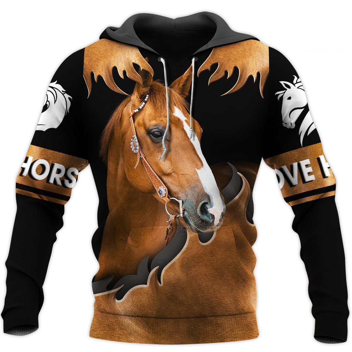 Love Horse 3D All Over Printed Shirts For Men And Women Tt130410