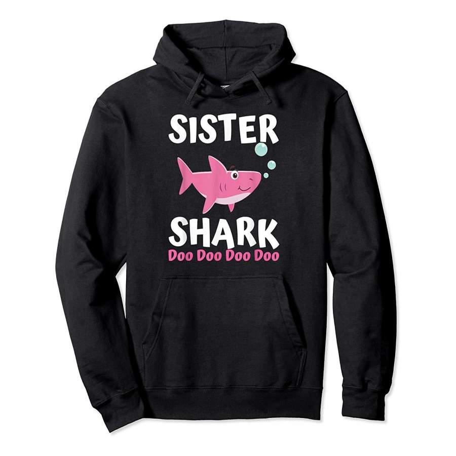 Sister Shark Doo Doo Shirt Matching Family Shark Shirts Set Hoodie Premium Tee