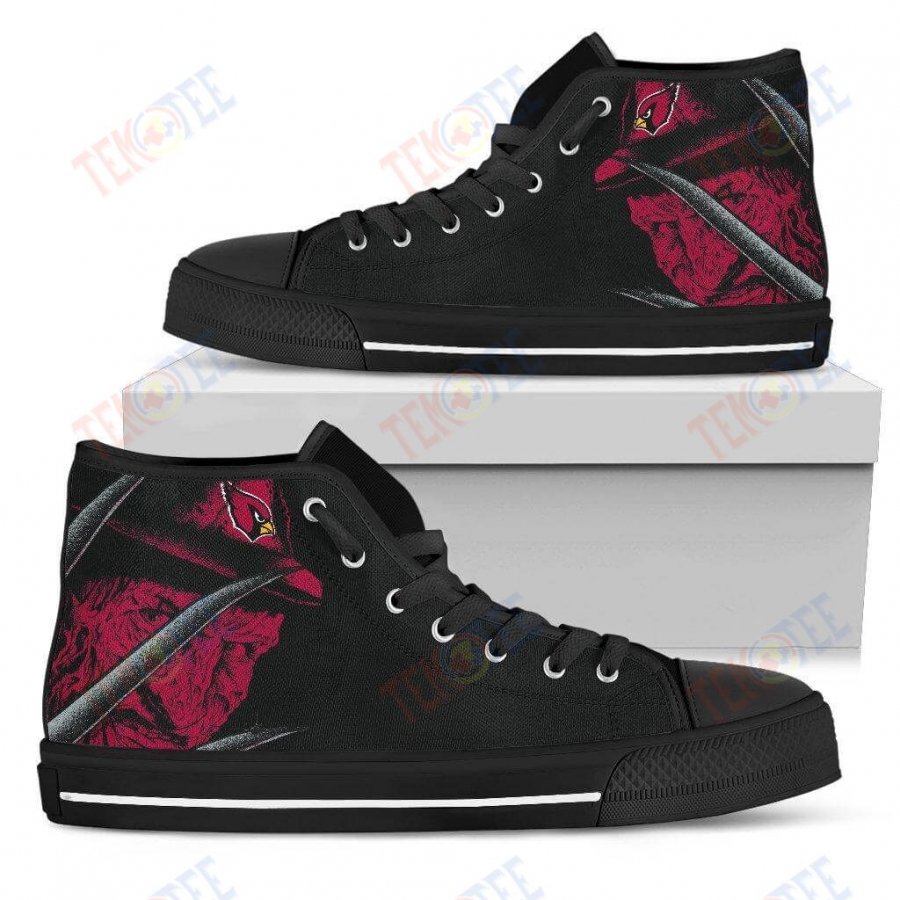 Mens Womens Arizona Cardinals Nightmare Freddy Colorful High Top Shoes 3D Printable TMT574