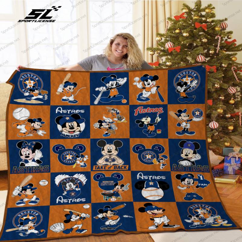 H – Houston Astros DN Christmas Quilt Blanket Ver 17