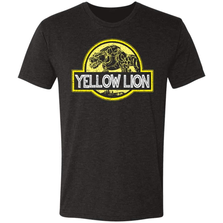 Yellow Lion Men’s Triblend T-Shirt