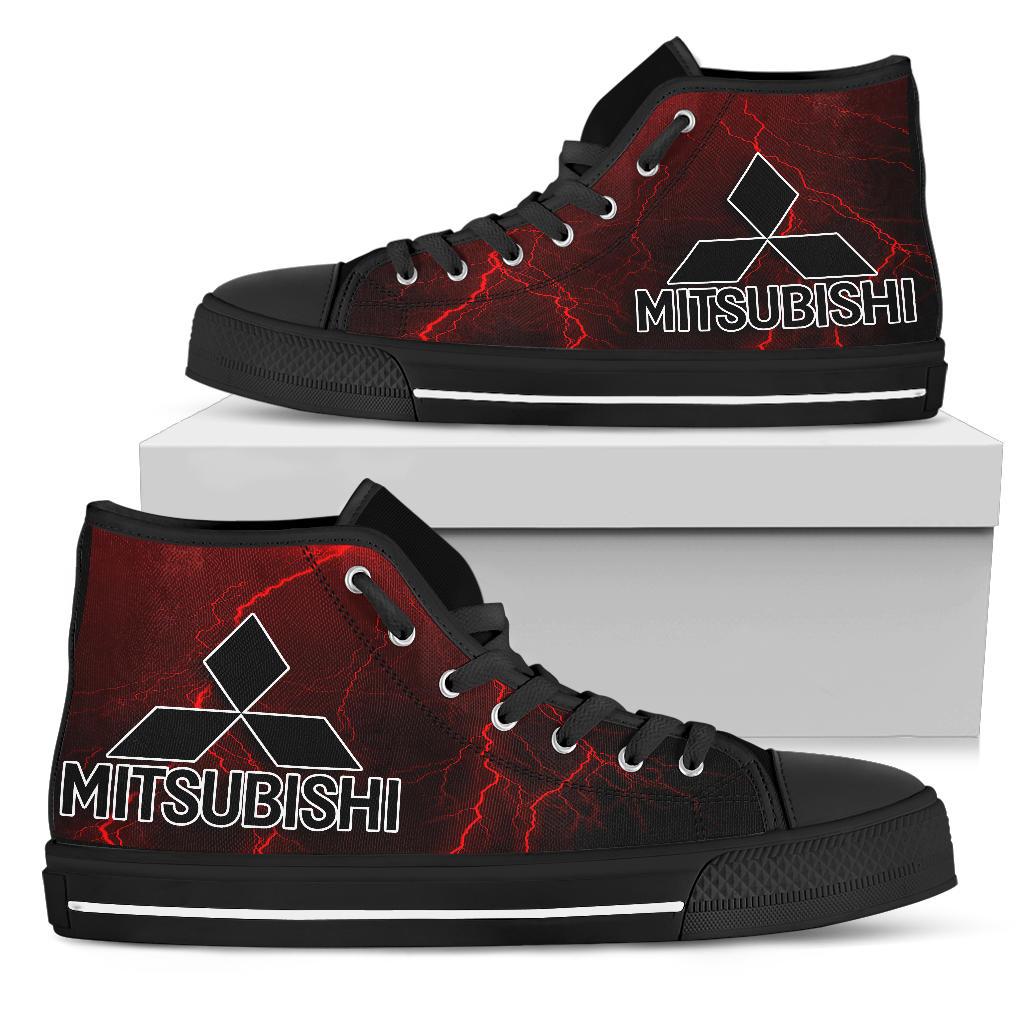 Mitsubishi Thunder High Top Shoes Red