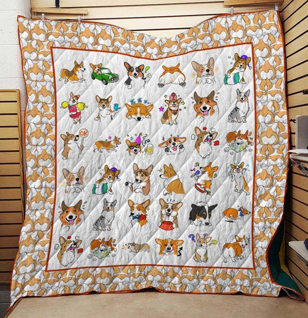 Corgi Lover A2A 3D Customized Quilt