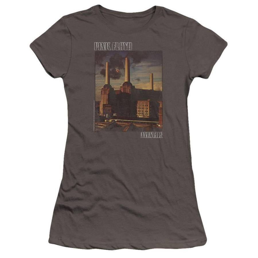 Pink Floyd Faded Animals Premium Junior Girls Sheer Jersey Band  T-Shirt