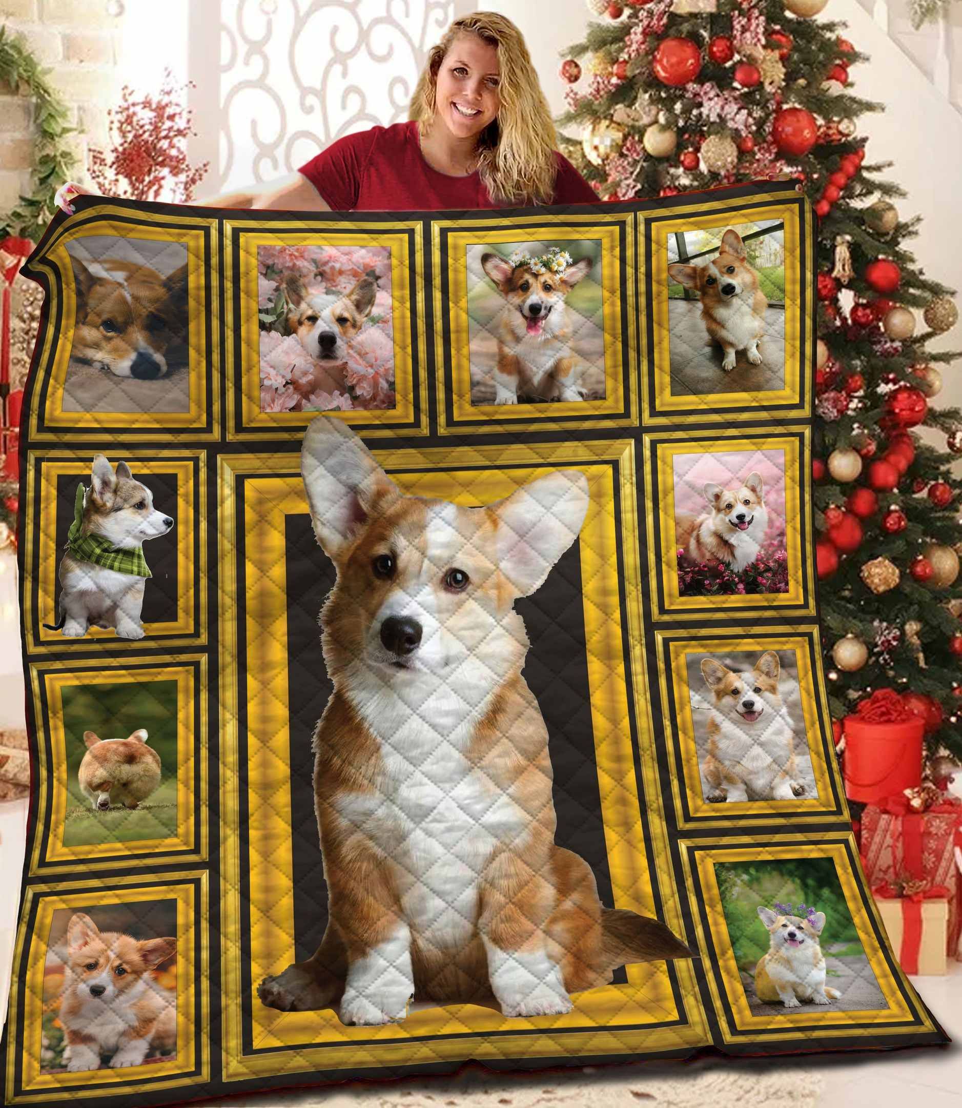 Corgi HUR547 3D Customized Quilt CAMLI2307