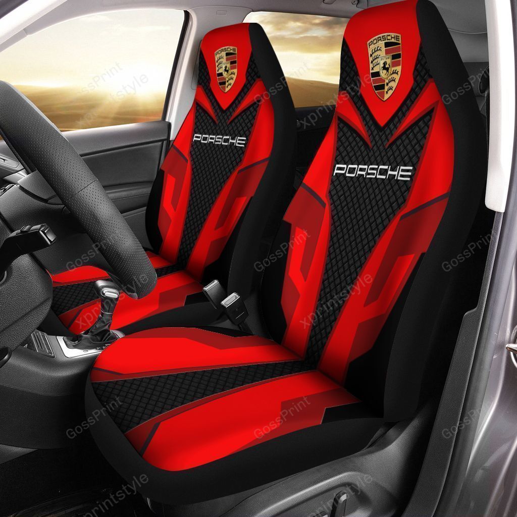 Porsche Car Seat Cover ( Set Of 2 ) Ver 8