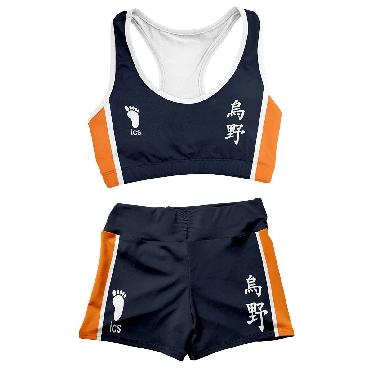 Anime Haikyuu Karasuno High School Swimsuit Shoyo Hinata Tobio Kageyama Cosplay Costumes Teens Swimming Beach Shorts Sportswear alx