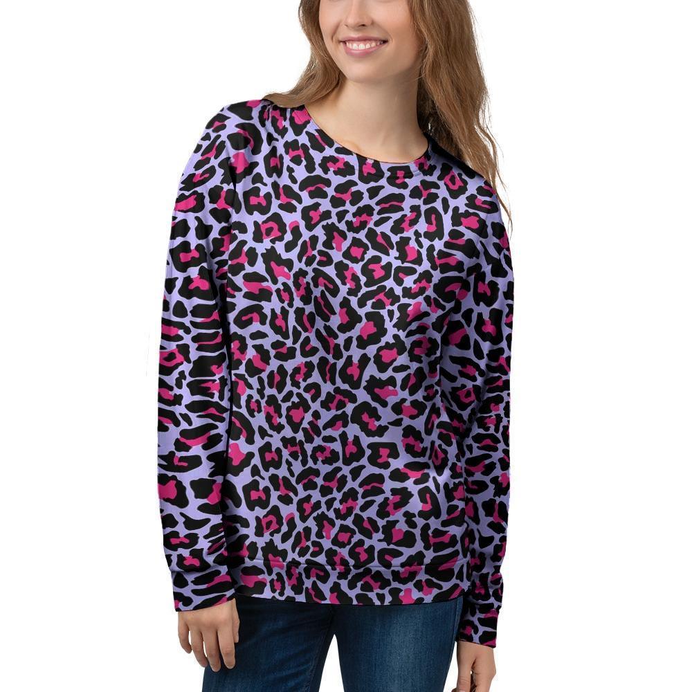 Neon Leopard Women’S Sweatshirt