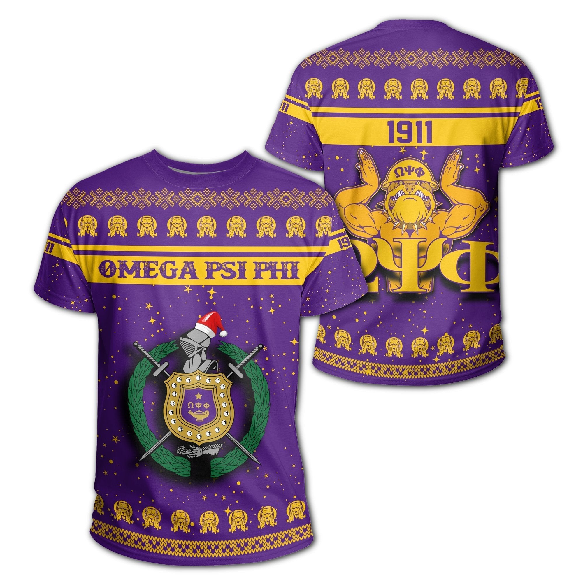 Fraternity Tshirt – Omega Psi Phi Christmas Tshirt