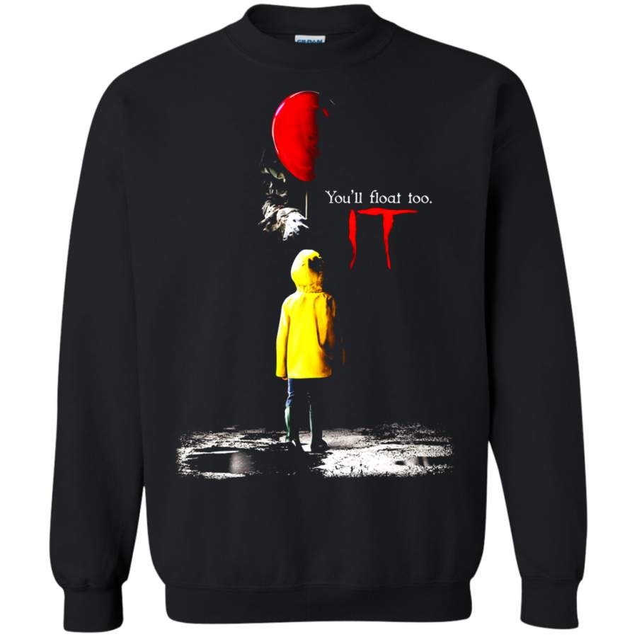 AGR You’ll Float Too Pennywise IT Stephen King Sweatshirt