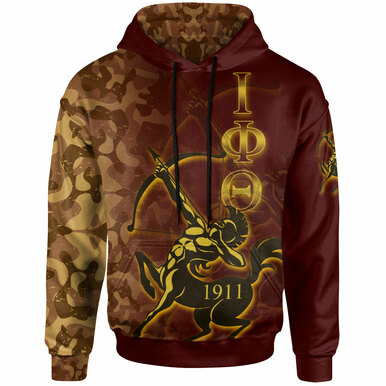 Iota Phi Theta Hoodie – Custom Fraternity Hand Gesture Camouflage Patterns Hoodie