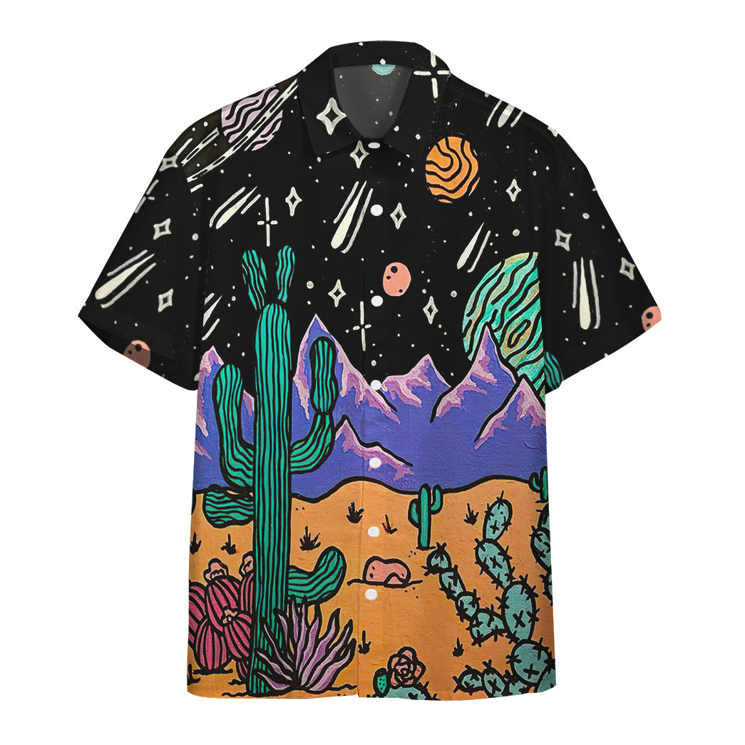 Gearhumans Desert Night Hawaiian Shirt Ha63264