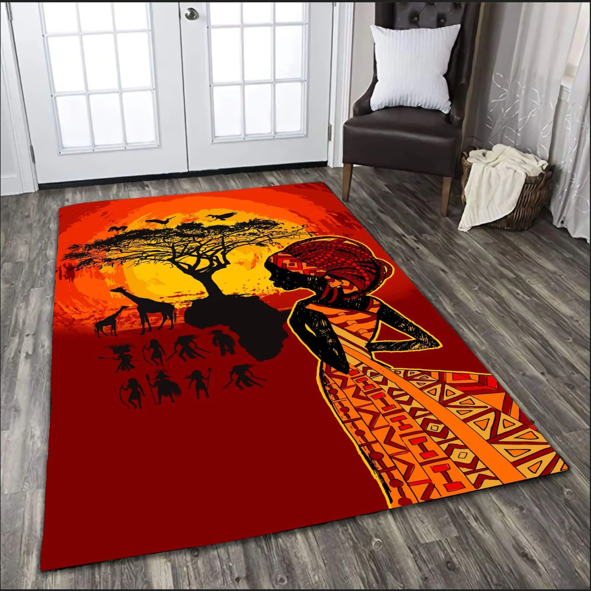 African Land Africa Culture Rug