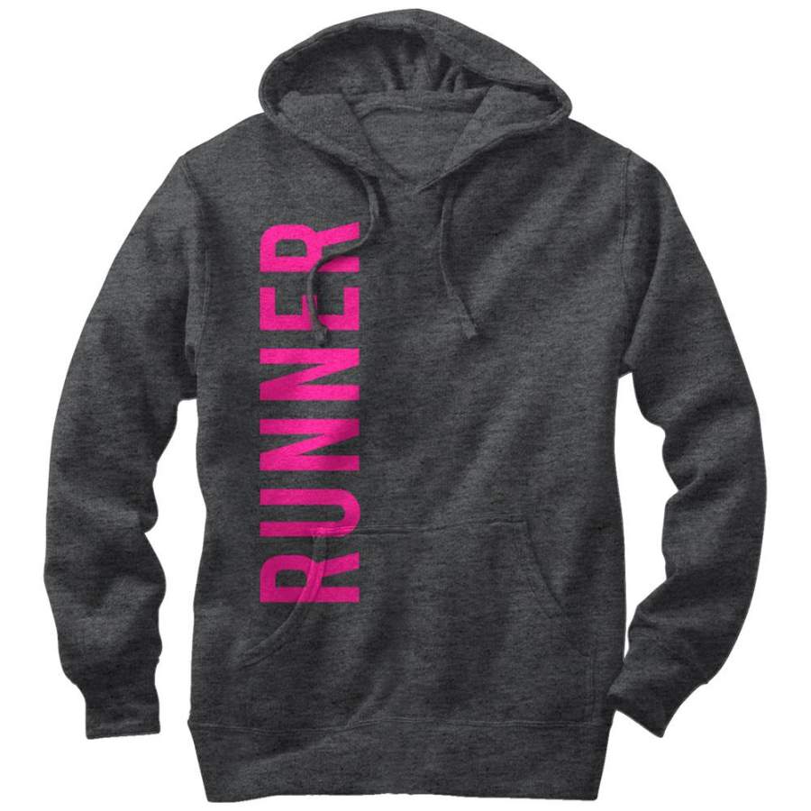 CHIN UP Women’s Faster  Lightweight Hoodie Charcoal Heather