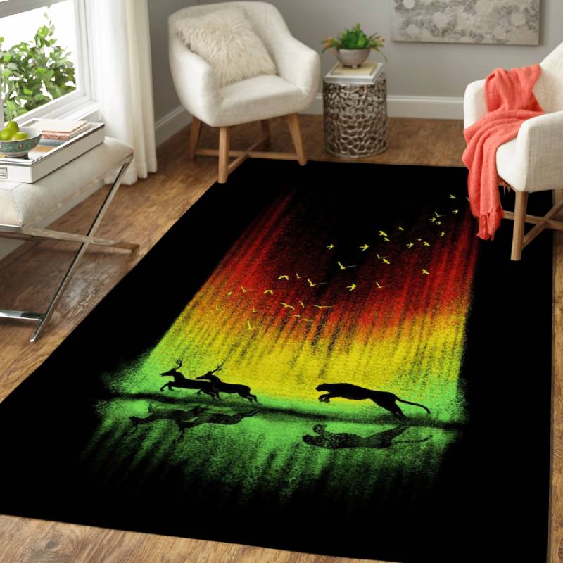 Give chase – Animals Area Rug Carpet