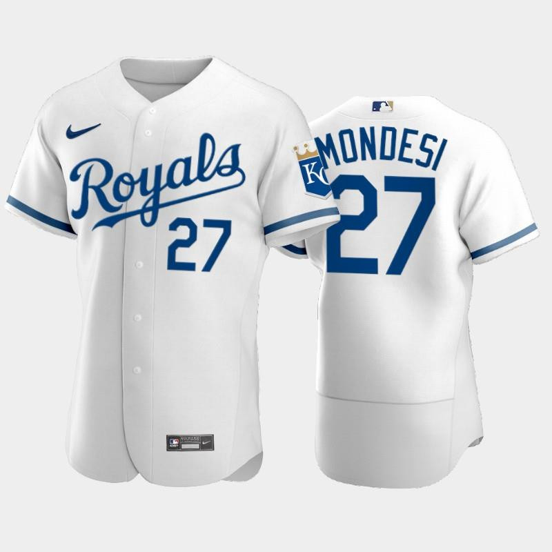 Adalberto Mondesi 27 Kansas City Royals 2022-23 White Men’s Jersey