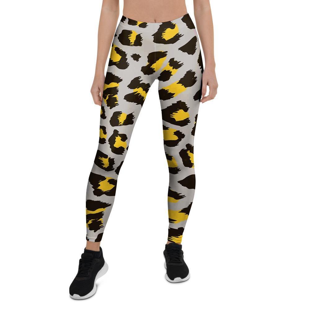 Grey Leopard Women’S Leggings