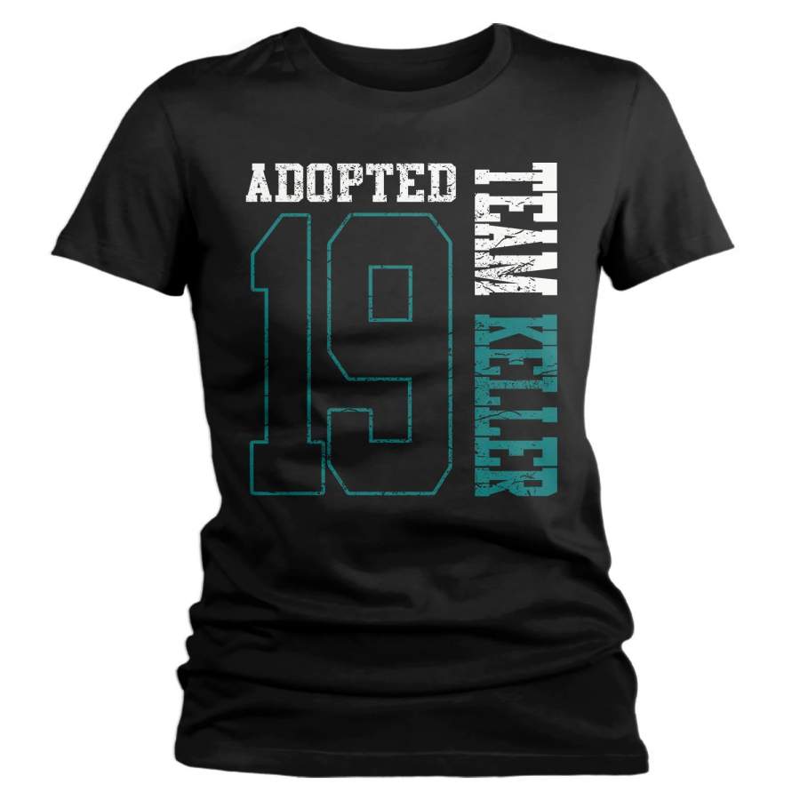 Women’s Personalized Adopted T Shirt Matching Custom Matching Family Shirts Adoption Adopting Tee Athletic Team TShirt