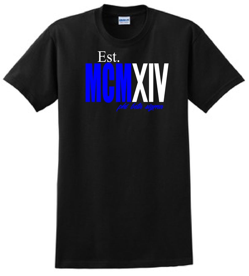 Sigma Roman Numeral Founding Year T-Shirt – Phi Beta Sigma