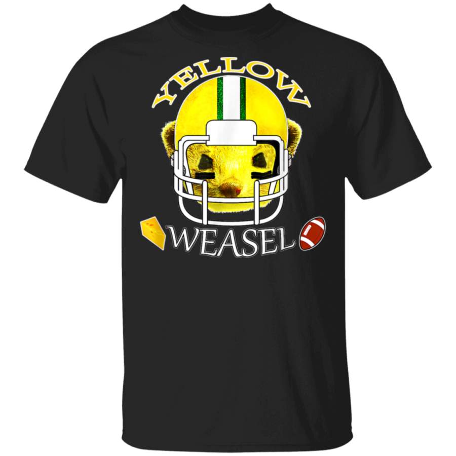 Yellow Weasel funny football gift for fathers day or coach T-Shirt