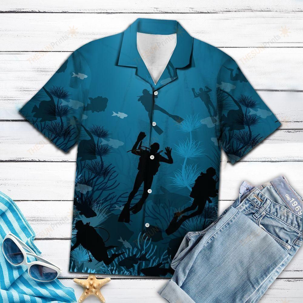 Scuba Diving Hawaiian Shirt Ha71691