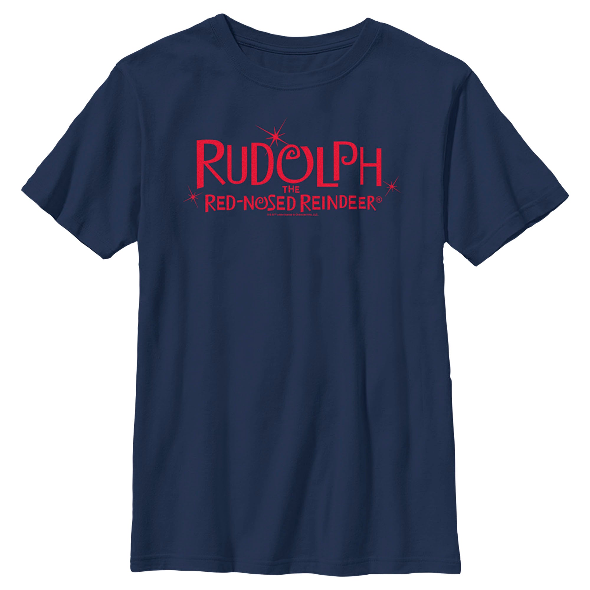 Rudolph The Red-Nosed Reindeer Boy’S Logo  T-Shirt