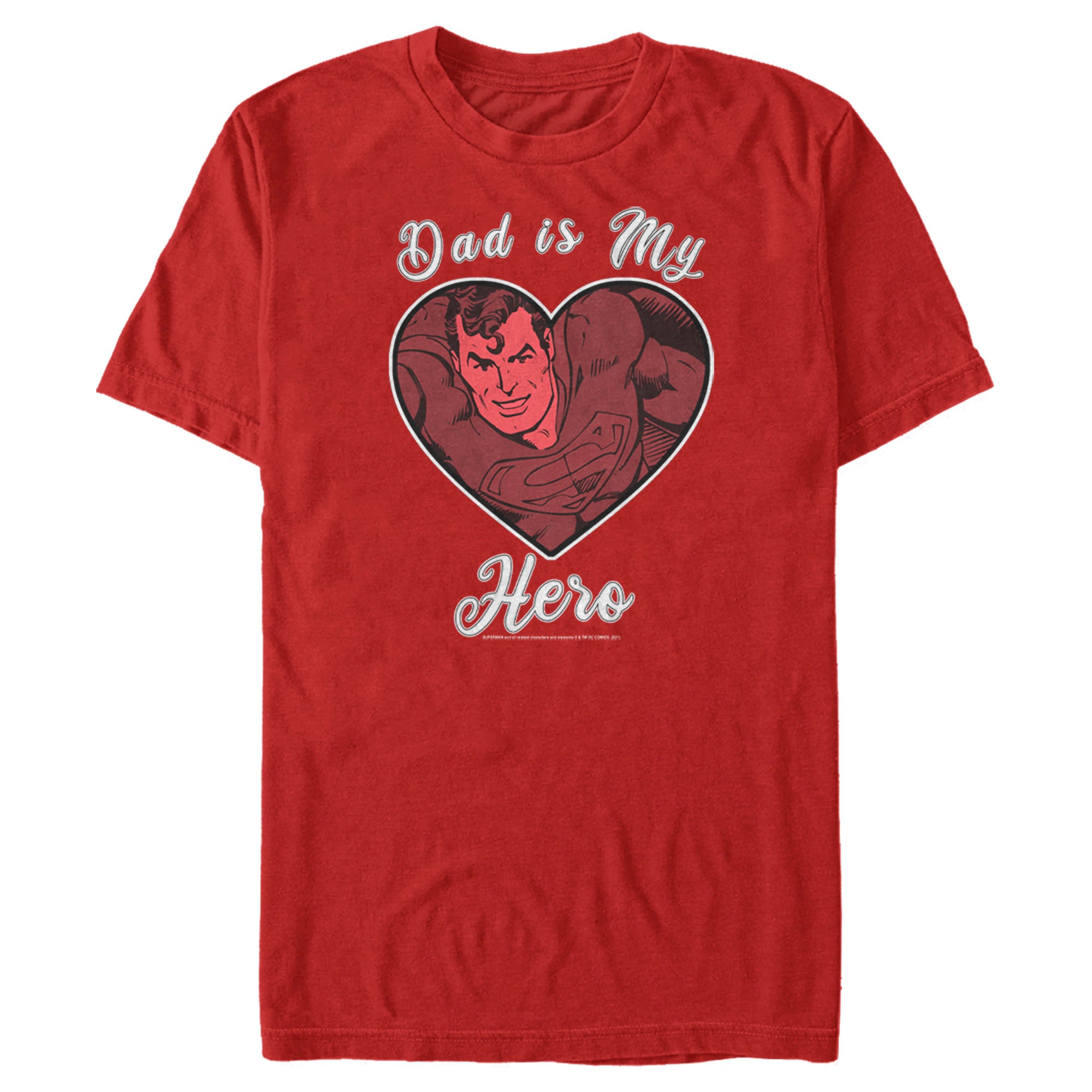 Men’S Superman Valentine’S Day Dad Is My Hero T-Shirt