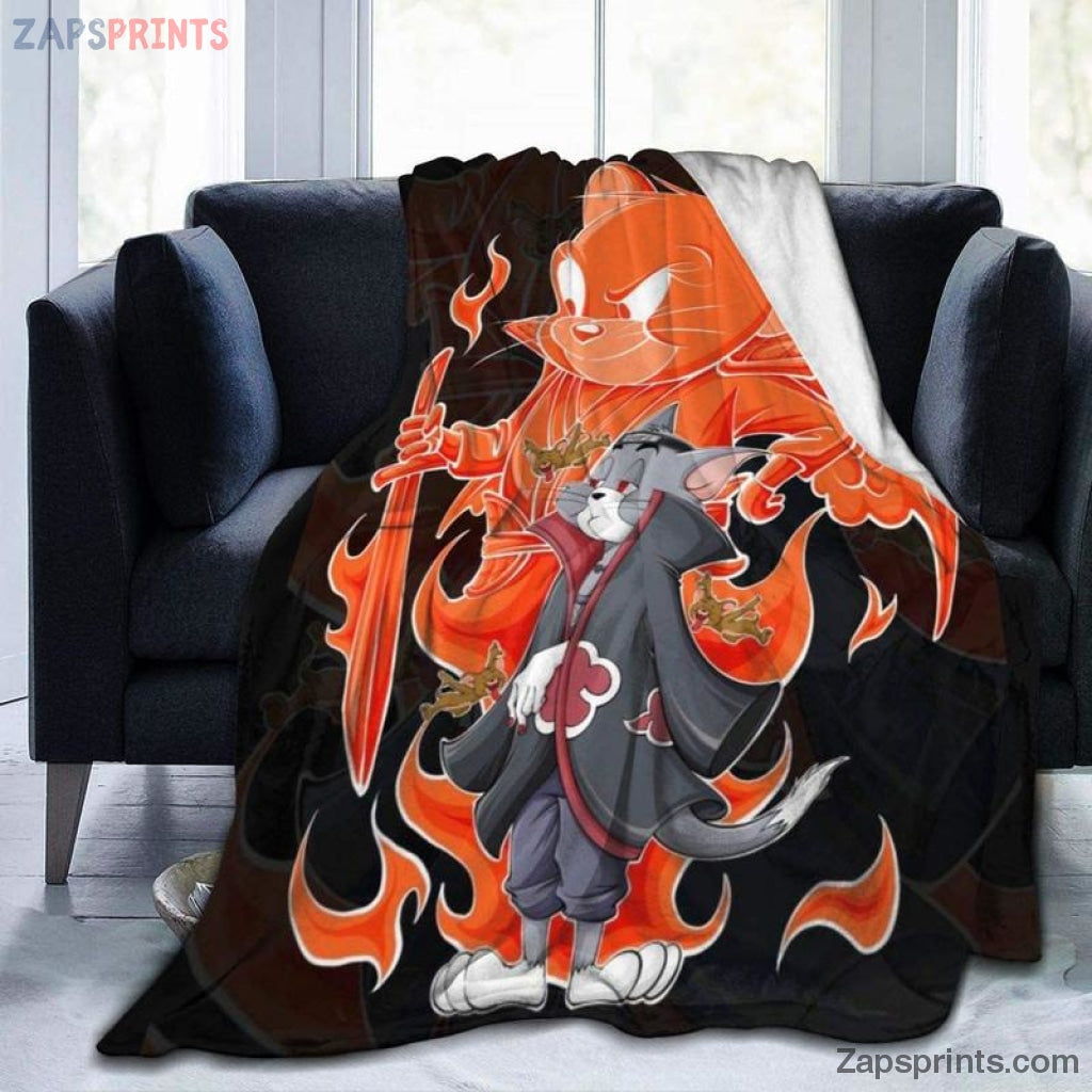 Tom And Jerry Movie Cosplay Naruto V2 Blanket