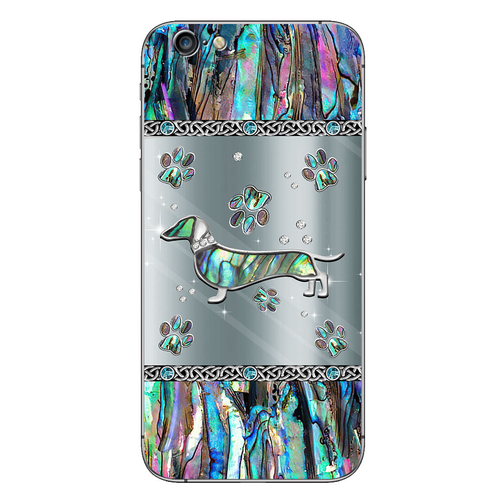 Love Dawg – Personalized Dachshund Phone Case With 3D Pattern Print