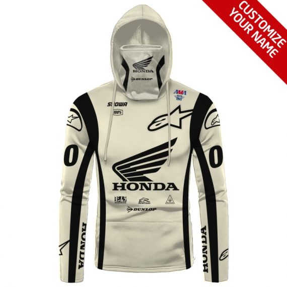 Gift For Racing Lover Honda Racing Motorsports Personalized Bandana Hoodie Sp1